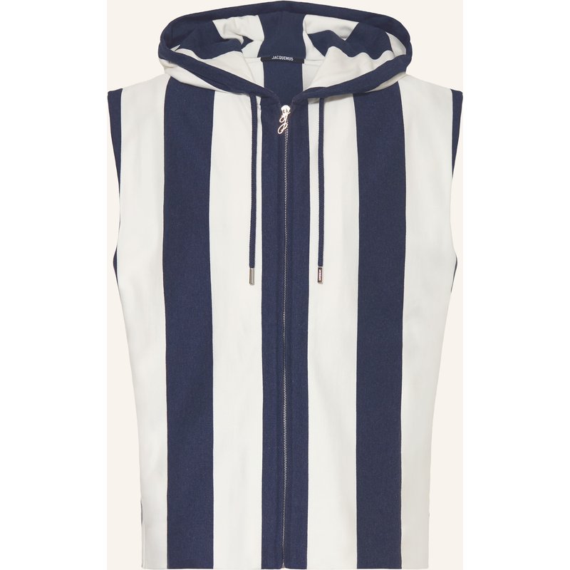 Jacquemus Sweatweste Le Gilet Mariniere blau
