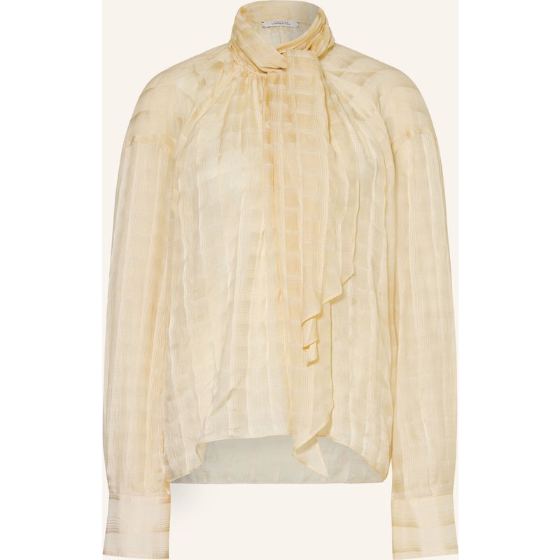 Dorothee Schumacher Schluppenbluse Mit Seide weiss