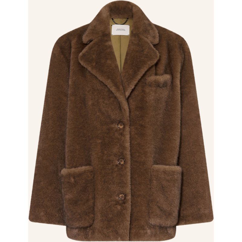 Dorothee Schumacher Kunstfell-Jacke braun