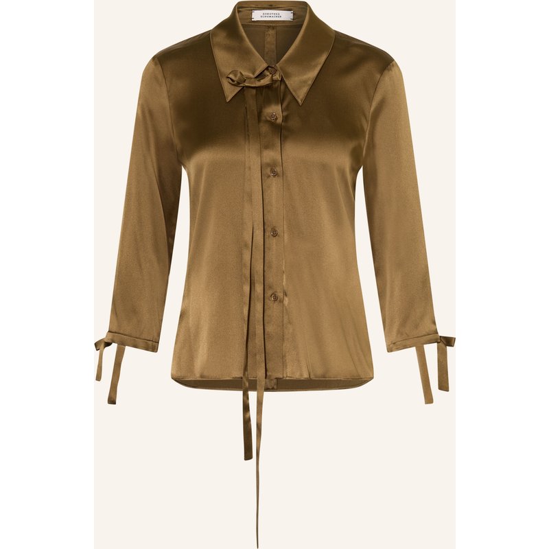 Dorothee Schumacher Hemdbluse Sense Of Shine braun