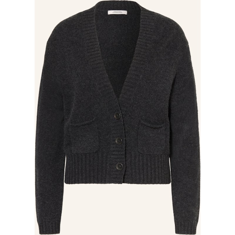 Dorothee Schumacher Strickjacke Foulard Statements Mit Cashmere grau