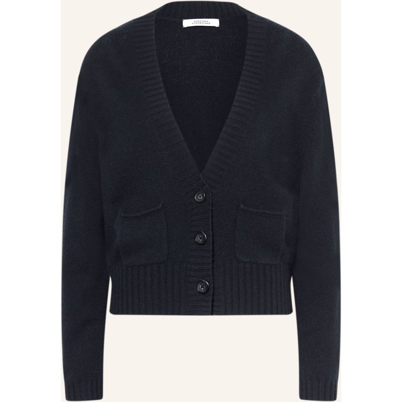 Dorothee Schumacher Strickjacke Foulard Statements Mit Cashmere blau