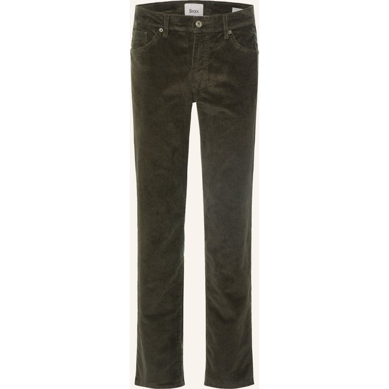 Brax Cordhose Cadiz Straight Fit gruen