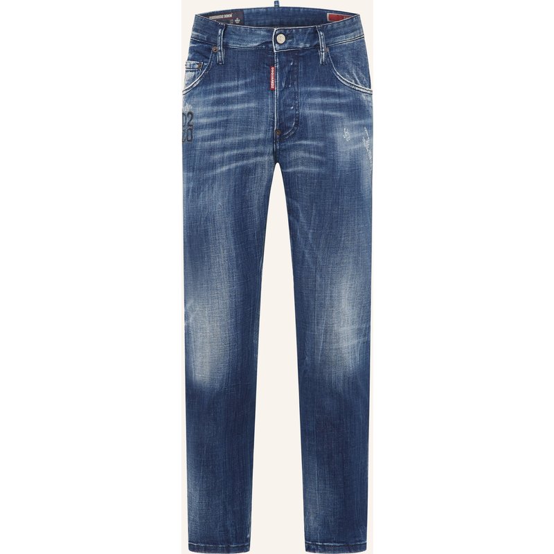 dsquared2 Destroyed Jeans Skater Jean Extra Slim Fit blau