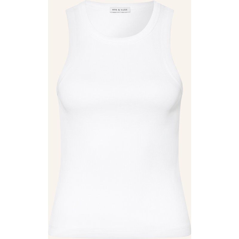 Mrs & Hugs Top weiss