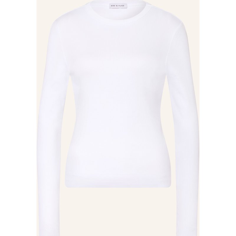 Mrs & Hugs Longsleeve weiss