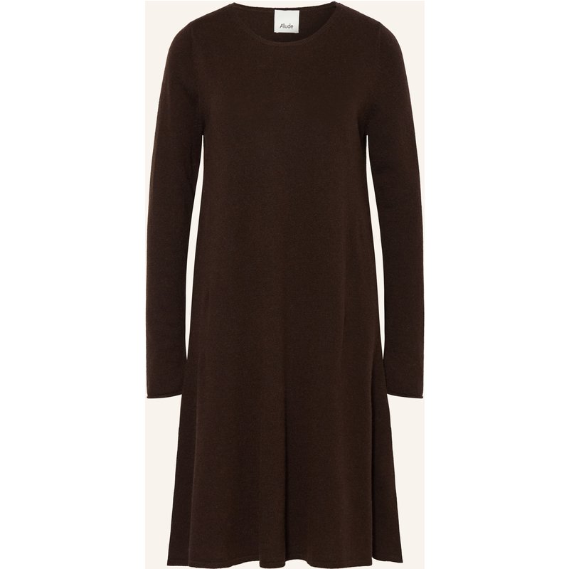 Allude Strickkleid Mit Cashmere braun