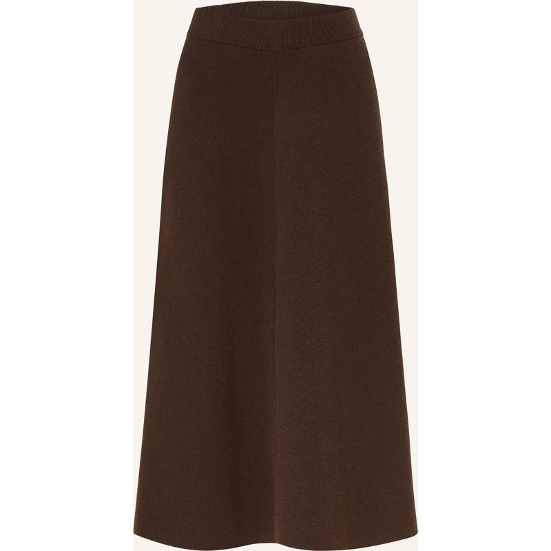 Allude Strickrock Mit Cashmere braun