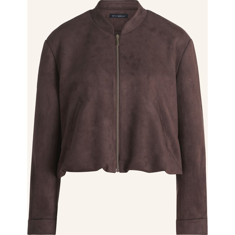 Betty Barclay Blouson In Lederoptik braun