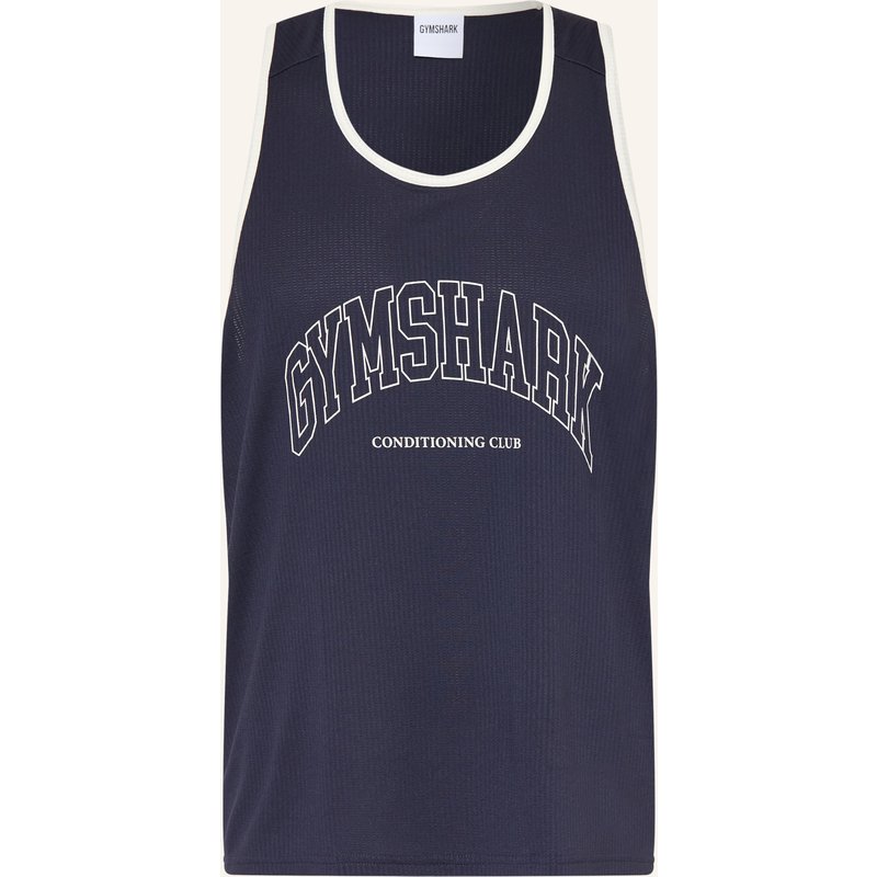 Gymshark Tanktop Conditioning College Tech blau