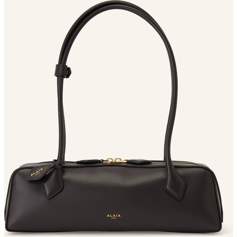 Alaïa Schultertasche Le Teckel Medium braun