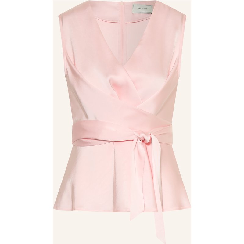 Neo Noir Blusentop Risetta Aus Satin rosa
