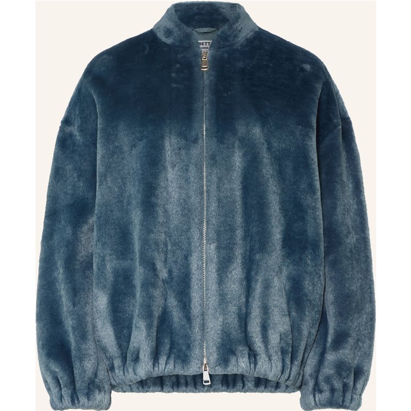 Betta Corradi Kunstfell-Blouson blau