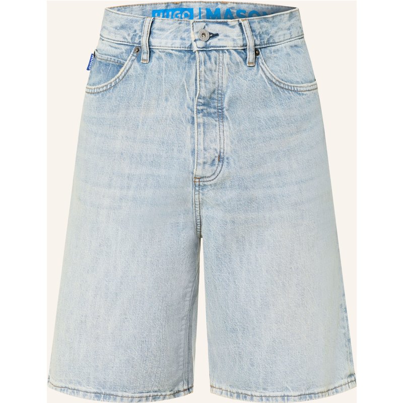 Hugo Jeansshorts Mason Loose Baggy Fit blau