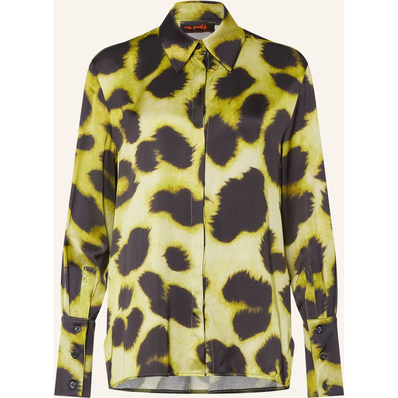 Miss Goodlife Satinbluse gruen