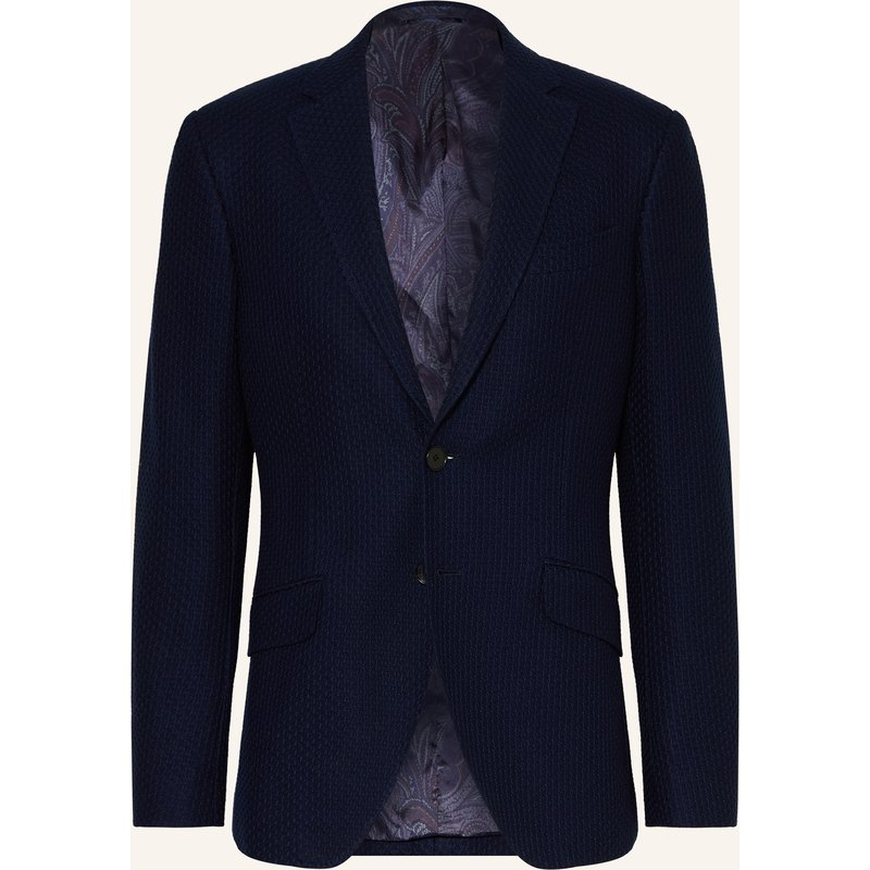 Etro Sakko Slim Fit blau