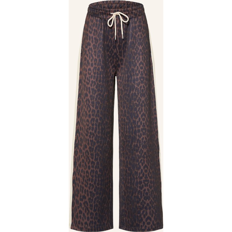 Oh April Track Pants Kael Mit Galonstreifen braun