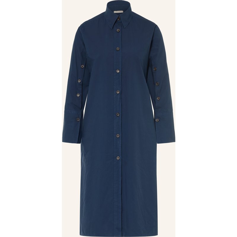 Lilienfels Hemdblusenkleid In Jeansoptik blau