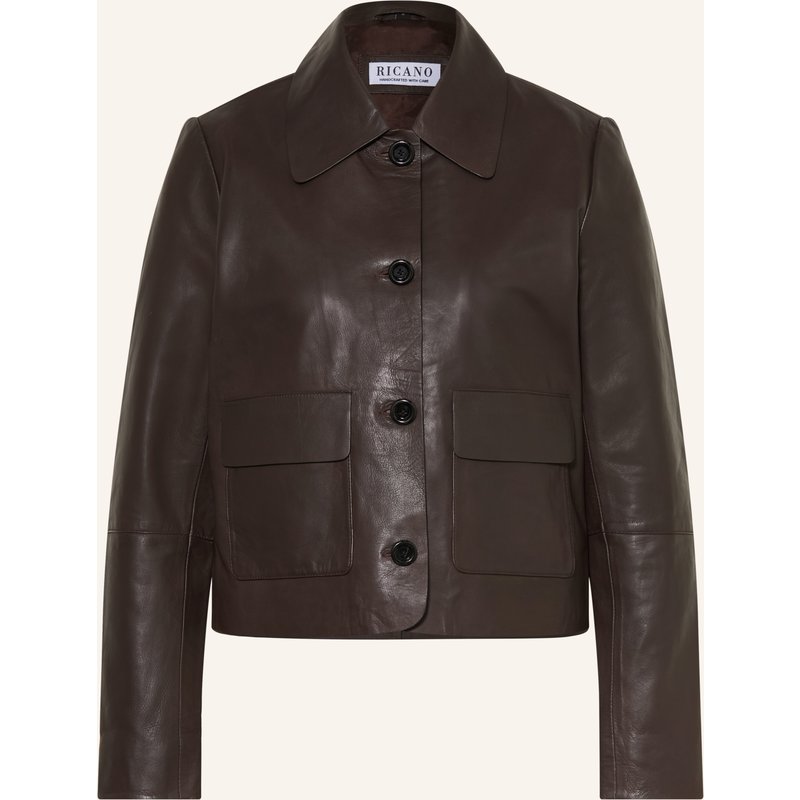 Ricano Lederjacke Paloma braun