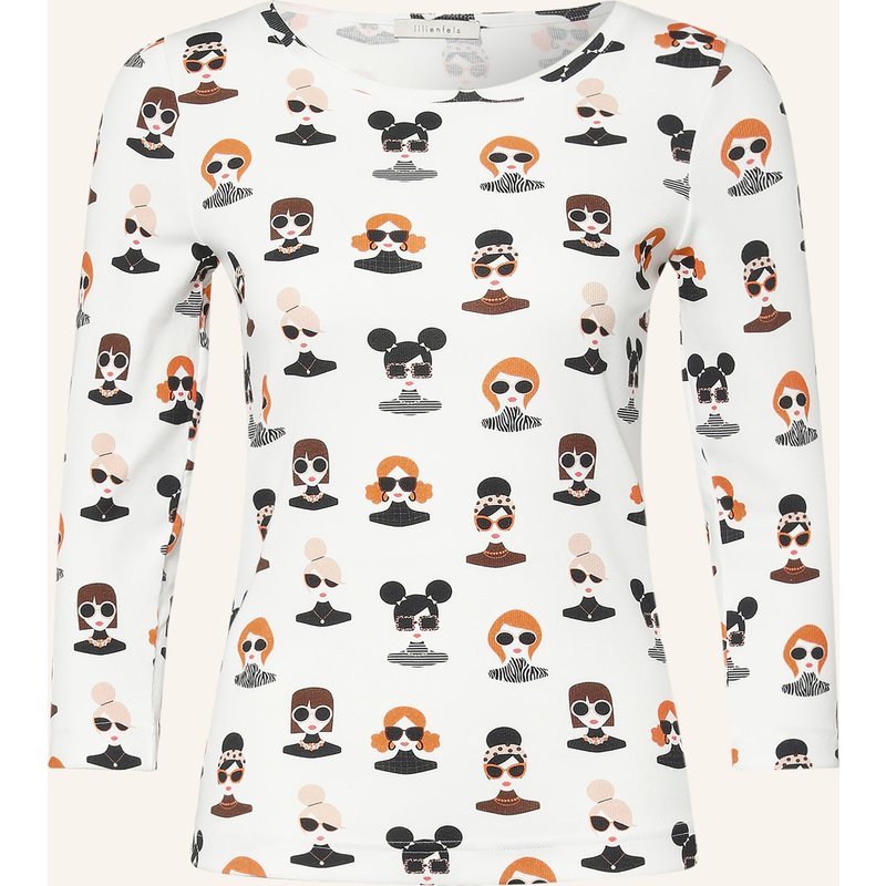 Lilienfels Shirt Mit 3/4-Arm weiss