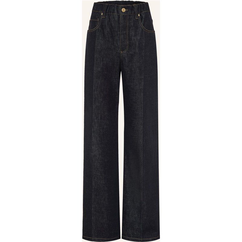 Brunello Cucinelli Wide Leg Jeans blau