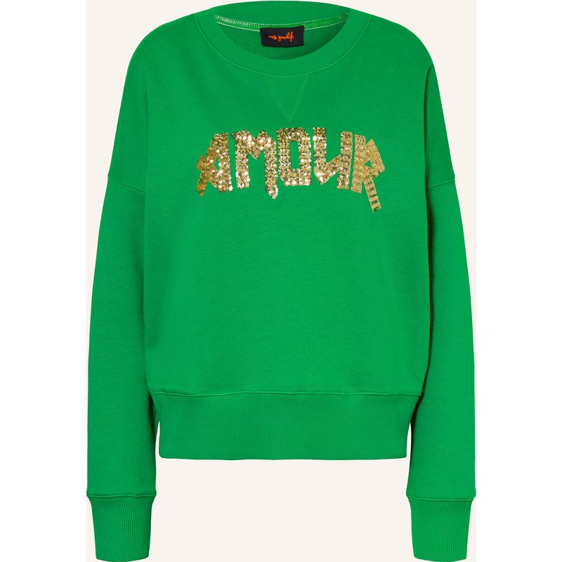 Miss Goodlife Sweatshirt Mit Pailletten gruen