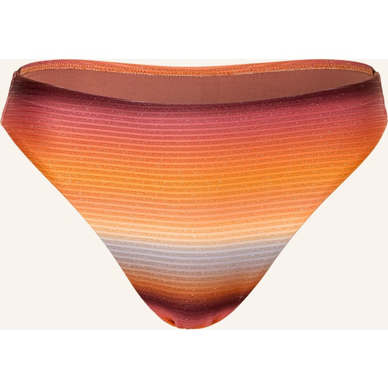 Maryan Mehlhorn Basic-Bikini-Hose Sundrenched Mit Glitzergarn orange