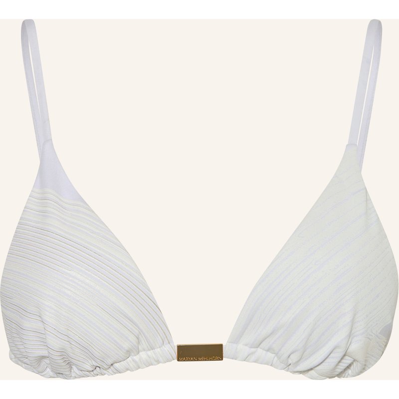 Maryan Mehlhorn Triangel-Bikini-Top Clouddancer weiss