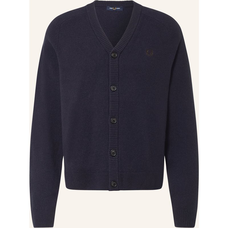 Fred Perry Strickjacke blau