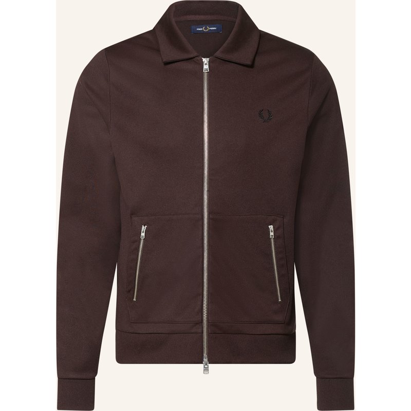 Fred Perry Trainingsjacke Mit Galonstreifen braun