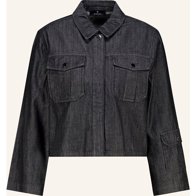 Monari Jeansjacke grau