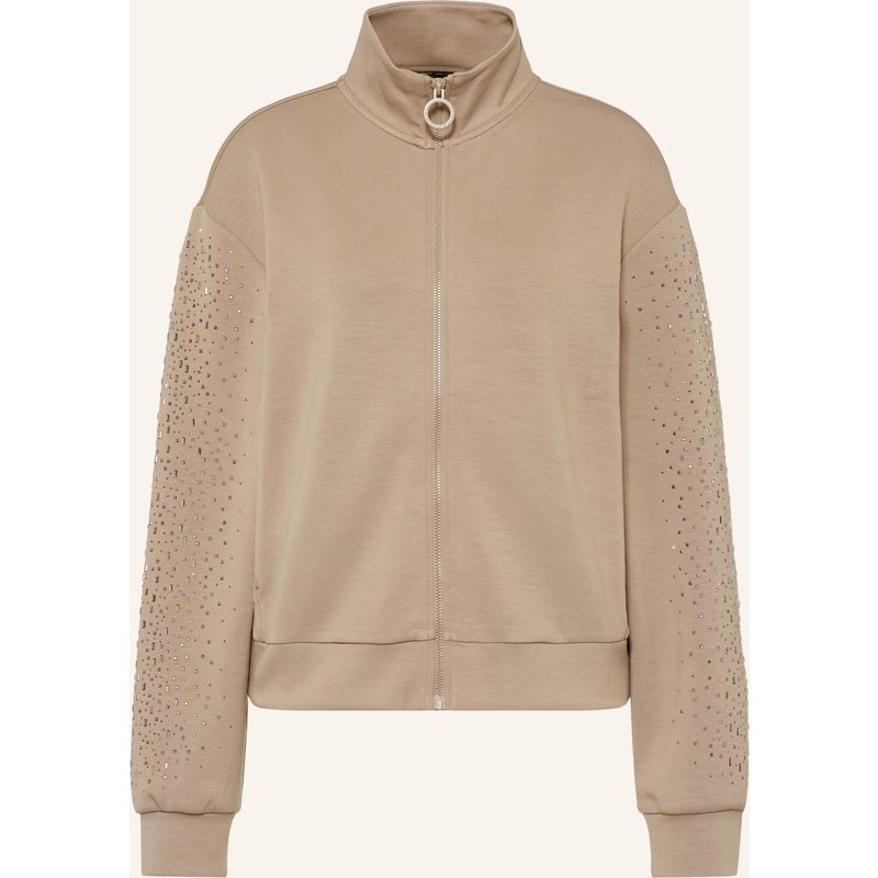 ea7 Emporio Armani Sweatjacke Mit Schmucksteinen braun