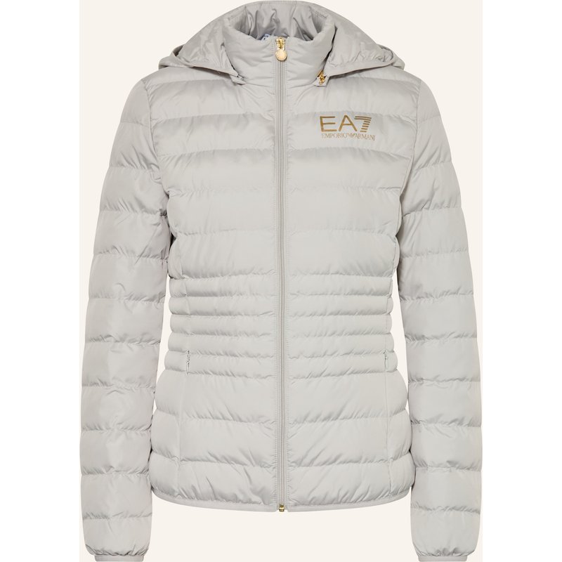 ea7 Emporio Armani Steppjacke Mit Abnehmbarer Kapuze grau