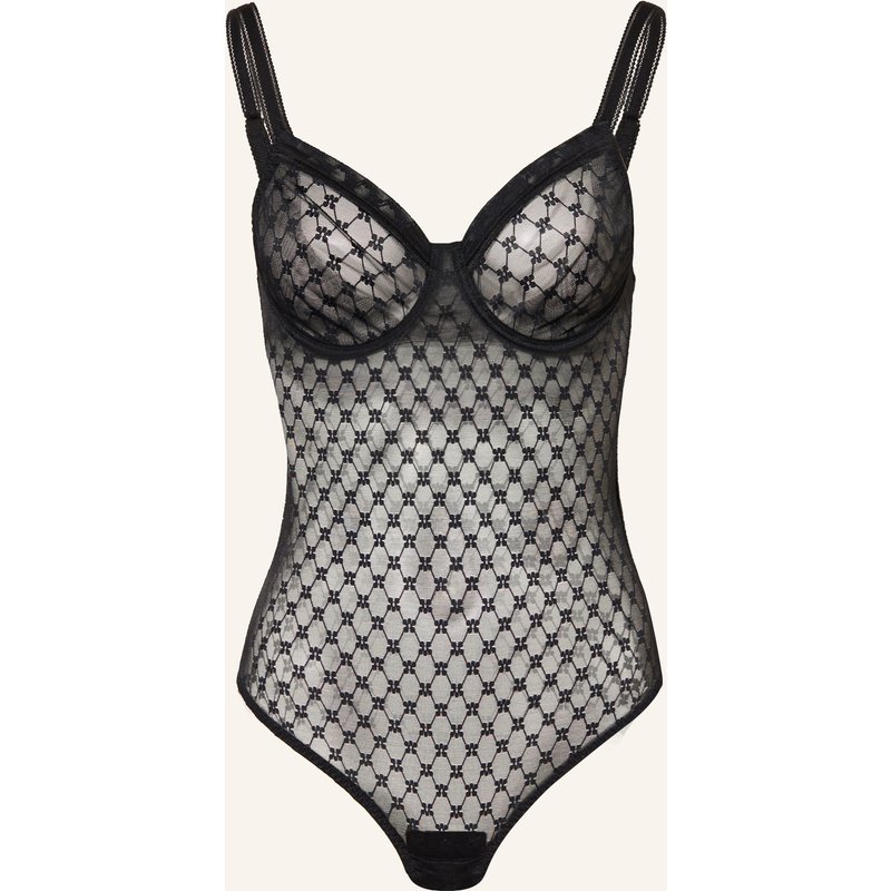 Simone Pérèle Bügel-Body Plume schwarz