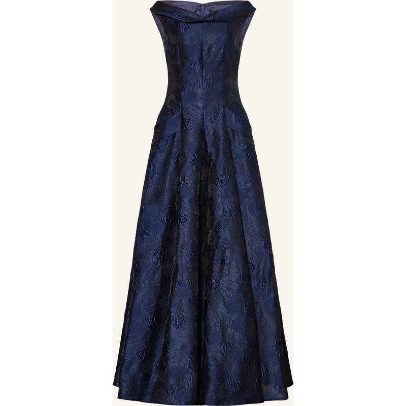 Talbot Runhof Abendkleid Aus Jacquard blau