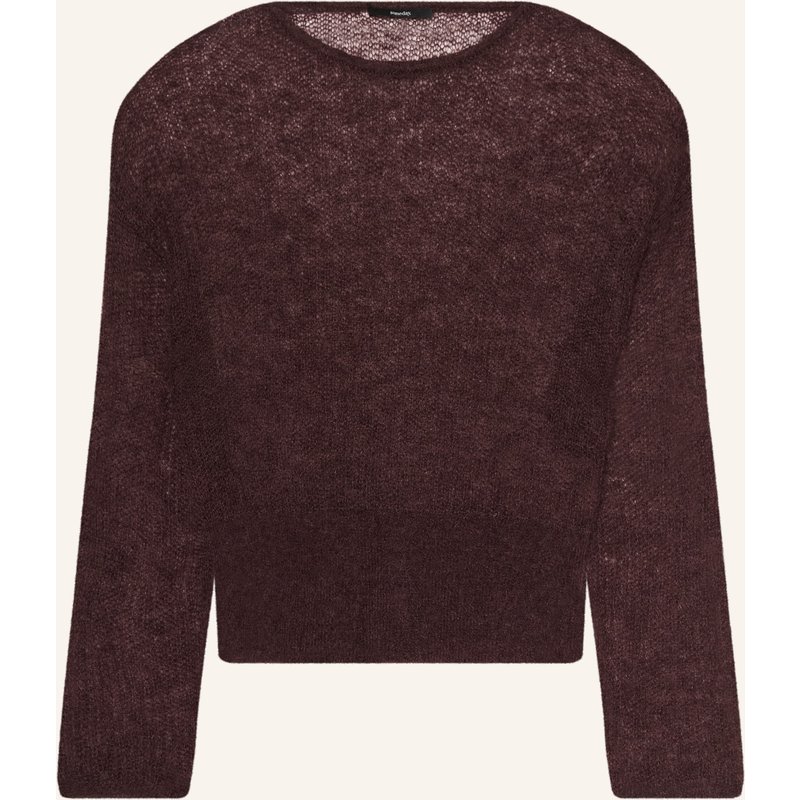 Someday Pullover Tivora Mit Mohair rot
