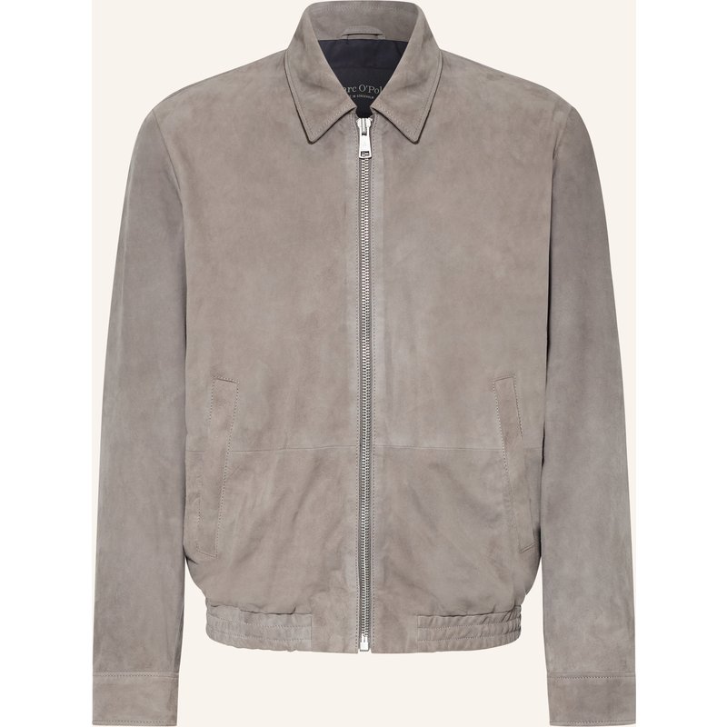 Marc O'polo Lederjacke grau