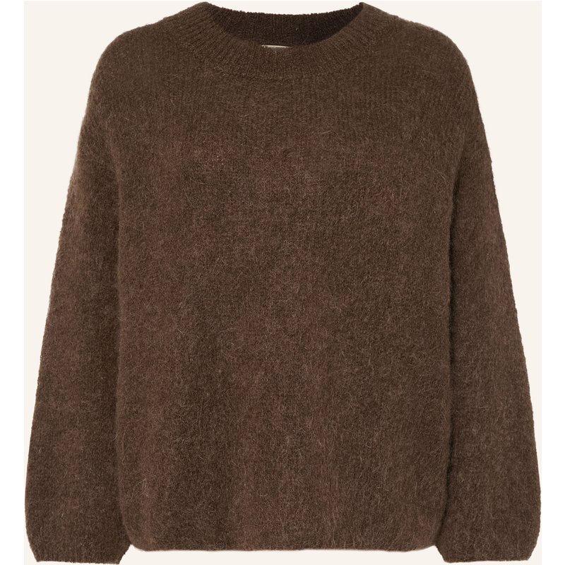 Herrlicher Pullover Mia Lora Mit Mohair braun