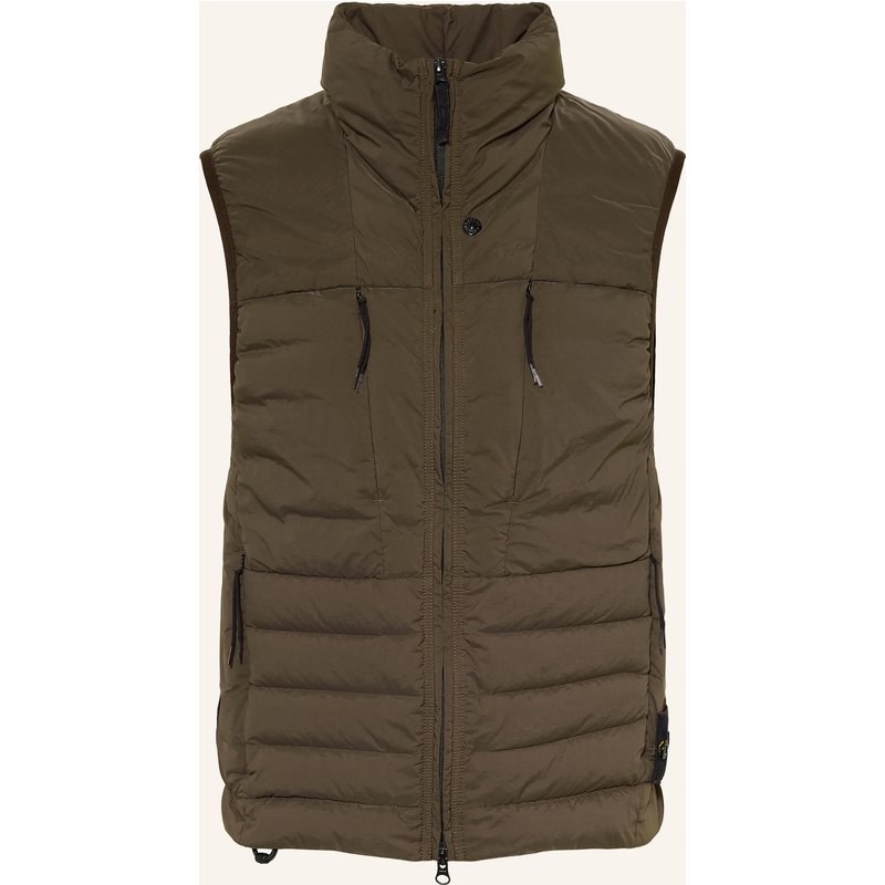 Stone Island Daunenweste braun