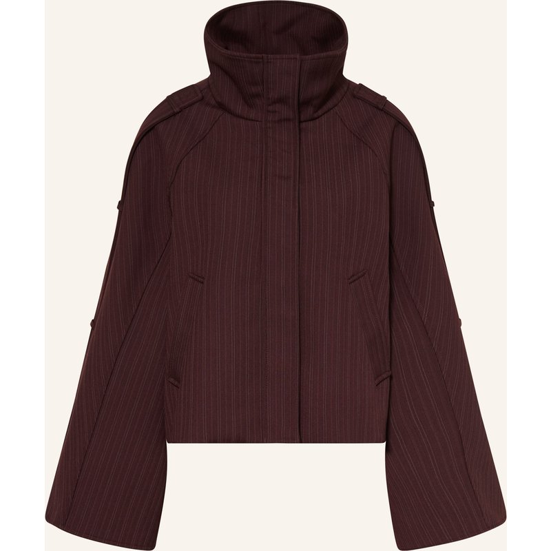 Arakii Jacke Mit Plissees rot