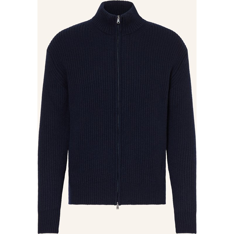 Aurélien Strickjacke Mit Merinowolle blau