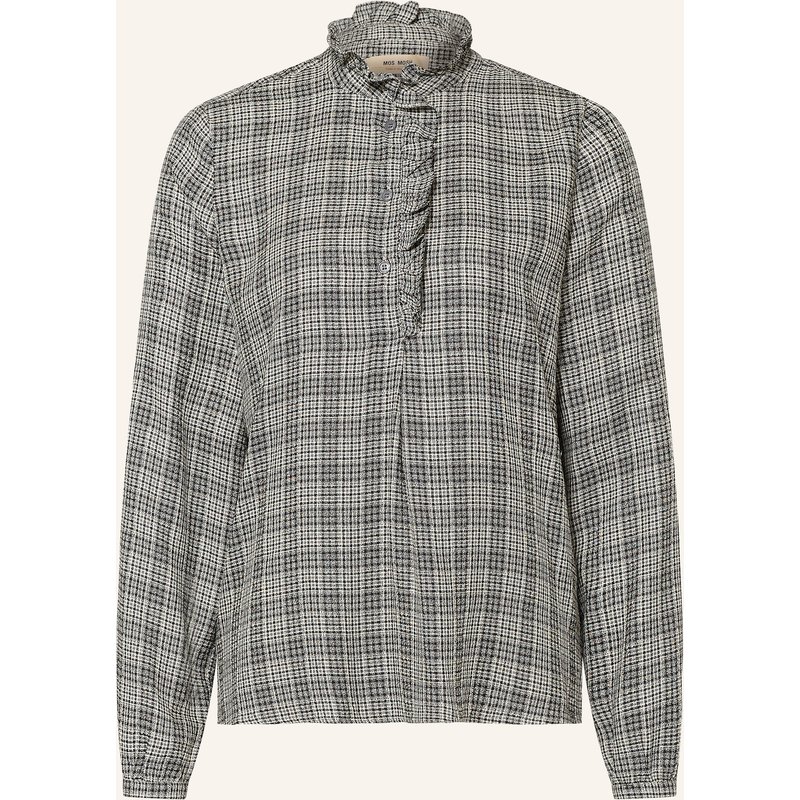 Mos Mosh Blusenshirt Mmbiles Mit Rüschen schwarz