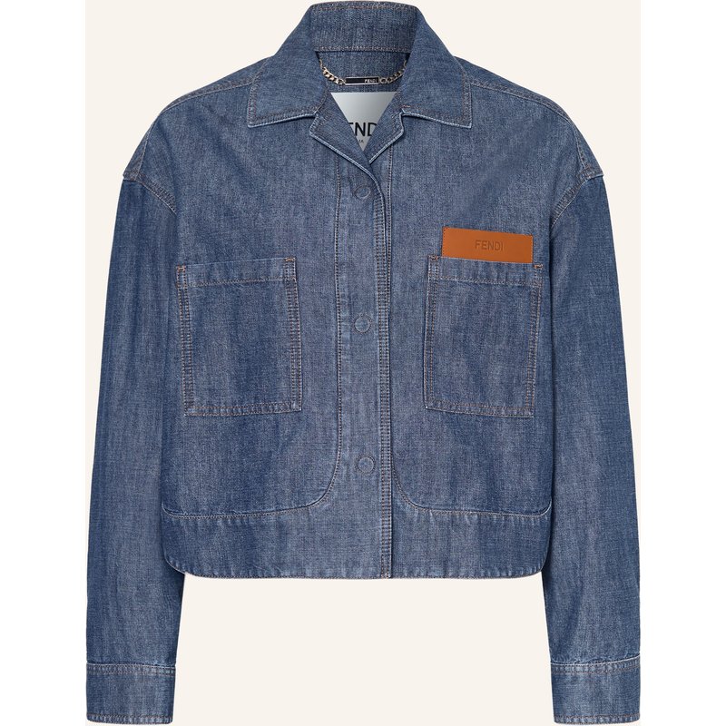 Fendi Jeansjacke blau