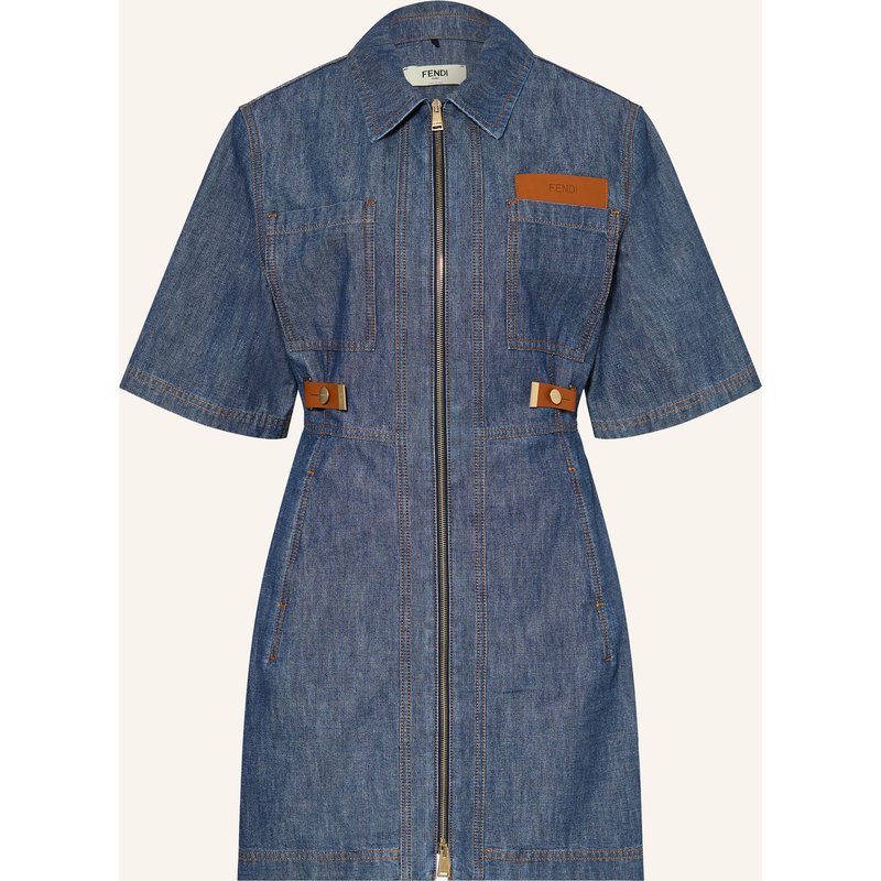 Fendi Jeanskleid blau
