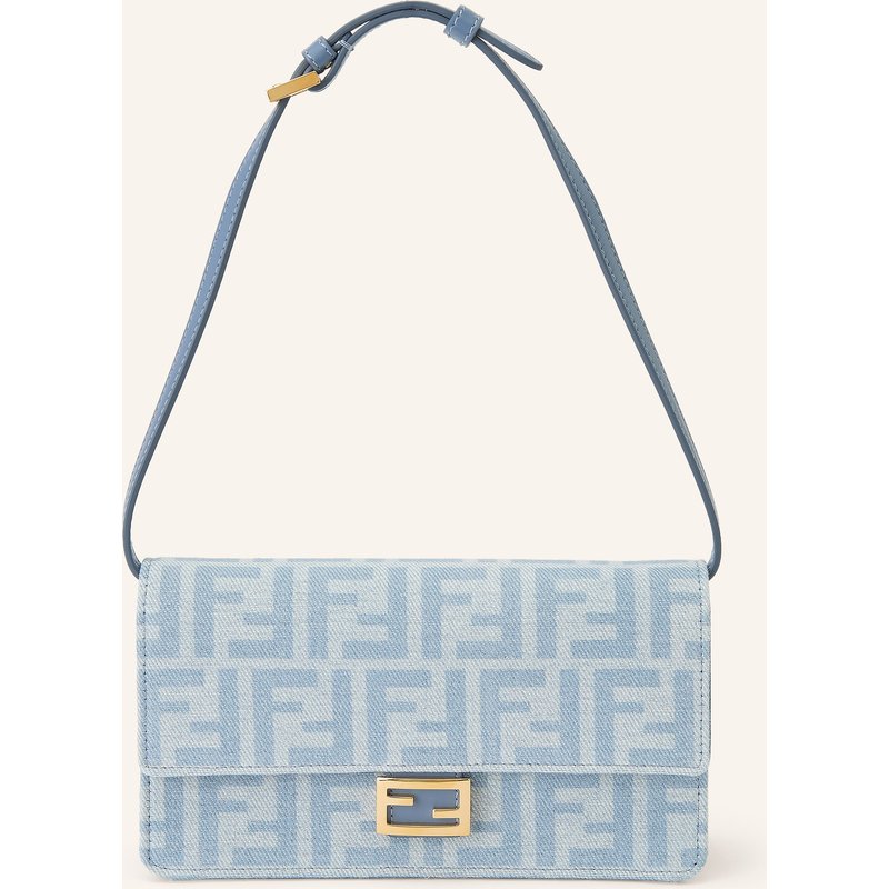 Fendi Wallet On Chain Baguette blau