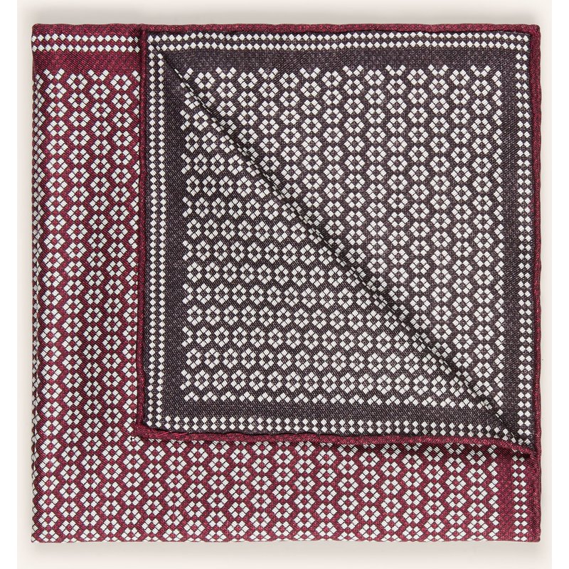 Brunello Cucinelli Einstecktuch rot