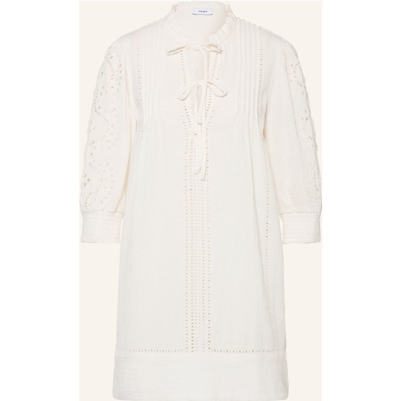 Reiss Kleid Gia Mit Lochspitze Und 3/4-Arm weiss