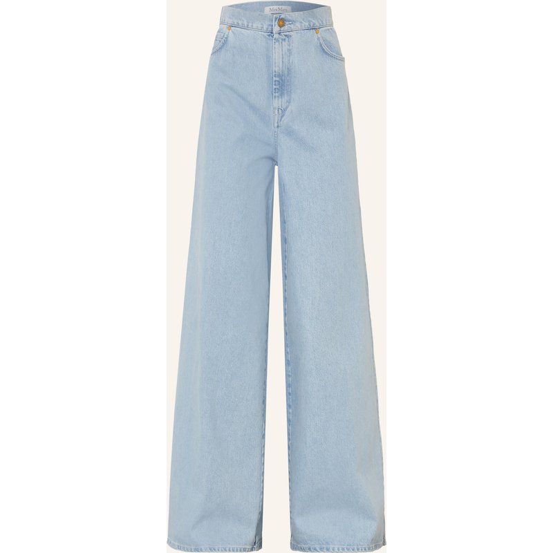 Max Mara Wide Leg Jeans Affari blau