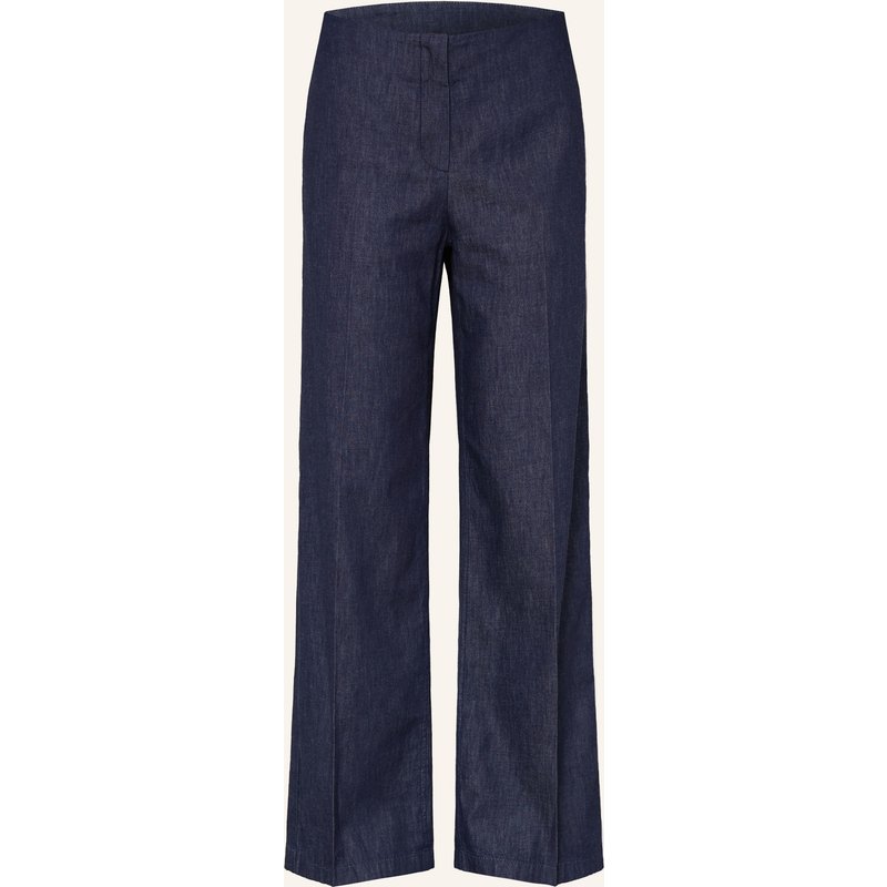 Jil Sander Hose In Jeansoptik blau