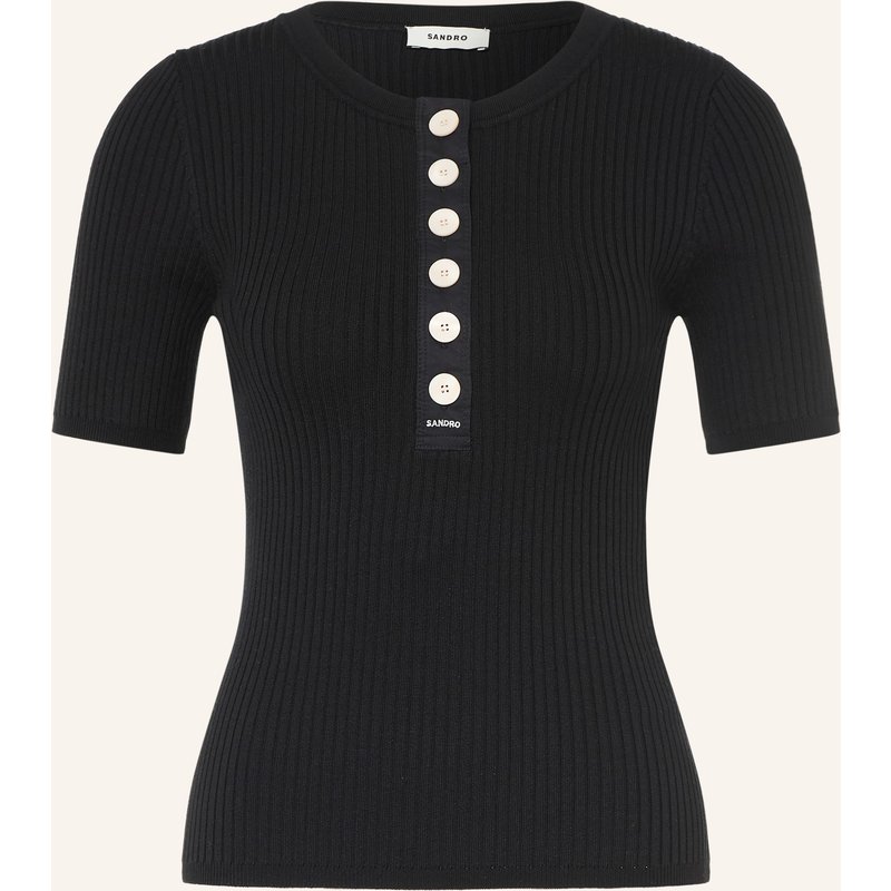 Sandro Strickshirt schwarz